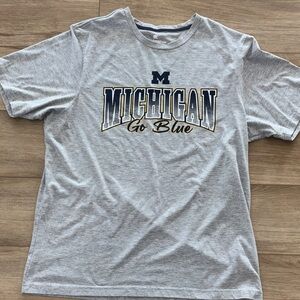 Colosseum Heather Gray University of Michigan short sleeve  Tee size XXLARGE